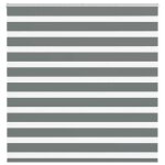Vidaxl store z�bre gris fonc� largeur du tissu 140, 9 cm polyester