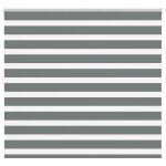 Vidaxl store z�bre gris fonc� largeur du tissu 160, 9 cm polyester