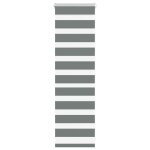 Vidaxl store z�bre gris fonc� largeur du tissu 40, 9 cm polyester