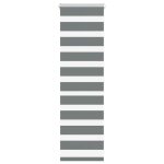 Vidaxl store z�bre gris fonc� largeur du tissu 45, 9 cm polyester