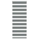 Vidaxl store z�bre gris fonc� largeur du tissu 50, 9 cm polyester