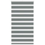 Vidaxl store z�bre gris fonc� largeur du tissu 75, 9 cm polyester