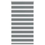 Vidaxl store z�bre gris fonc� largeur du tissu 85, 9 cm polyester