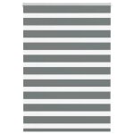 Vidaxl store z�bre gris fonc� largeur du tissu 90, 9 cm polyester