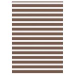 Vidaxl store z�bre marron 155x200cm largeur du tissu 150, 9cm polyester