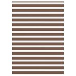 Vidaxl store z�bre marron 155x230cm largeur du tissu 150, 9cm polyester