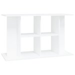 Vidaxl support pour aquarium blanc 100x40x60 cm bois d'ingnierie