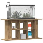 Vidaxl support d'aquarium ch�ne artisanal 120 x 40 x 60 cm bois d'ing�nierie