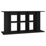 Vidaxl support pour aquarium noir 120x40x60 cm bois d'ing�nierie