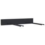 Vidaxl support mural pour outils de jardin noir acier
