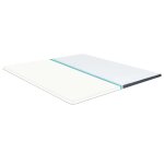 Vidaxl surmatelas de sommier tapissier 200x180x5 cm mi - doux