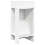 Vidaxl tables d'appoint 2 pcs avec tagre blanc 25, 5x27x60 cm