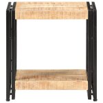 Vidaxl table d'appoint 40x30x40 cm bois de manguier brut