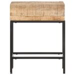 Vidaxl table d'appoint 40x30x50 cm bois massif de manguier brut Vidaxl table d'appoint 40x30x50 cm bois massif de manguier brut