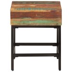 Vidaxl table d'appoint 40x30x51 cm bois massif de rcupration