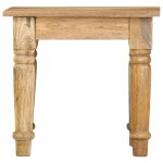 Vidaxl table d'appoint 43 x 43 x 40 cm bois de manguier massif
