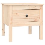 Vidaxl table d'appoint 50x50x49 cm bois massif de pin