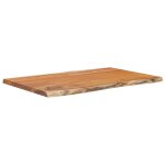 Vidaxl dessus de table 60x40x2, 5 cm rectangulaire bois massif d'acacia