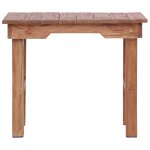 Vidaxl table d'appoint 70x35x60 cm bois d'acajou massif