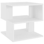 Vidaxl table d'appoint blanc 40x40x40 cm agglom�r�