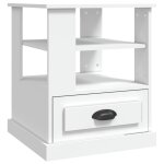 Vidaxl table d'appoint blanc 50x50x60 cm bois d?ingénierie Vidaxl table d'appoint blanc 50x50x60 cm bois d?ingénierie