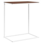 Vidaxl table d'appoint blanc 55x35x66 cm bois d'ing�nierie