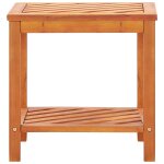 Vidaxl table d'appoint bois d'acacia massif 45 x 33 x 45 cm