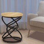 Vidaxl table d'appoint bois de manguier solide 40x50 cm