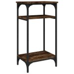 Vidaxl table d'appoint chne fum 40x30x75 cm bois d'ingnierie