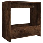 Vidaxl table d'appoint chne fum 50x26x50 cm bois d'ingnierie