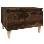 Vidaxl table d'appoint chne fum 50x46x35 cm bois d'ingnierie