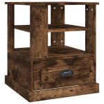 Vidaxl table d'appoint chêne fumé 50x50x60 cm bois d'ingénierie Vidaxl table d'appoint chêne fumé 50x50x60 cm bois d'ingénierie