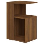 Vidaxl table d'appoint ch�ne marron 36x30x56 cm bois d'ing�nierie