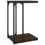 Vidaxl table d'appoint ch�ne marron 40x30x60 cm bois d'ing�nierie