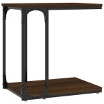 Vidaxl table d'appoint chne marron 50x35x52 cm bois d'ingnierie