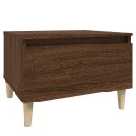 Vidaxl table d'appoint chêne marron 50x46x35 cm bois d'ingénierie Vidaxl table d'appoint chêne marron 50x46x35 cm bois d'ingénierie