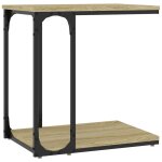 Vidaxl table d'appoint chne sonoma 50x35x52 cm bois d'ingnierie