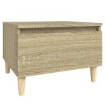 Vidaxl table d'appoint ch�ne sonoma 50x46x35 cm bois d'ing�nierie