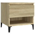 Vidaxl table d'appoint chne sonoma 50x46x50 cm bois d'ingnierie
