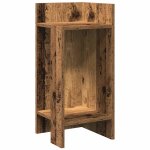 Vidaxl table d'appoint avec étagère vieux bois 25, 5x27x60 cm Vidaxl table d'appoint avec étagère vieux bois 25, 5x27x60 cm