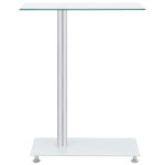 Vidaxl table d'appoint en forme u transparent 45x30x58 cm verre trempé Vidaxl table d'appoint en forme u transparent 45x30x58 cm verre trempé