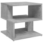 Vidaxl table d'appoint gris b�ton 40x40x40 cm agglom�r�