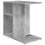 Vidaxl table d'appoint gris bton 50x30x50 cm bois d?ingnierie