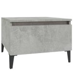 Vidaxl table d'appoint gris bton 50x46x35 cm bois d'ingnierie