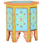 Vidaxl table d'appoint peinte � la main multicolore 38x33x42 cm