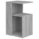 Vidaxl table d'appoint sonoma gris 36x30x56 cm bois d'ing�nierie