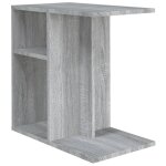 Vidaxl table d'appoint sonoma gris 50x30x50 cm bois d'ing�nierie