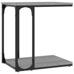 Vidaxl table d'appoint sonoma gris 50x35x52 cm bois d'ing�nierie