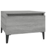 Vidaxl table d'appoint sonoma gris 50x46x35 cm bois d'ingnierie