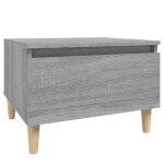 Vidaxl table d'appoint sonoma gris 50x46x35 cm bois d'ingénierie Vidaxl table d'appoint sonoma gris 50x46x35 cm bois d'ingénierie